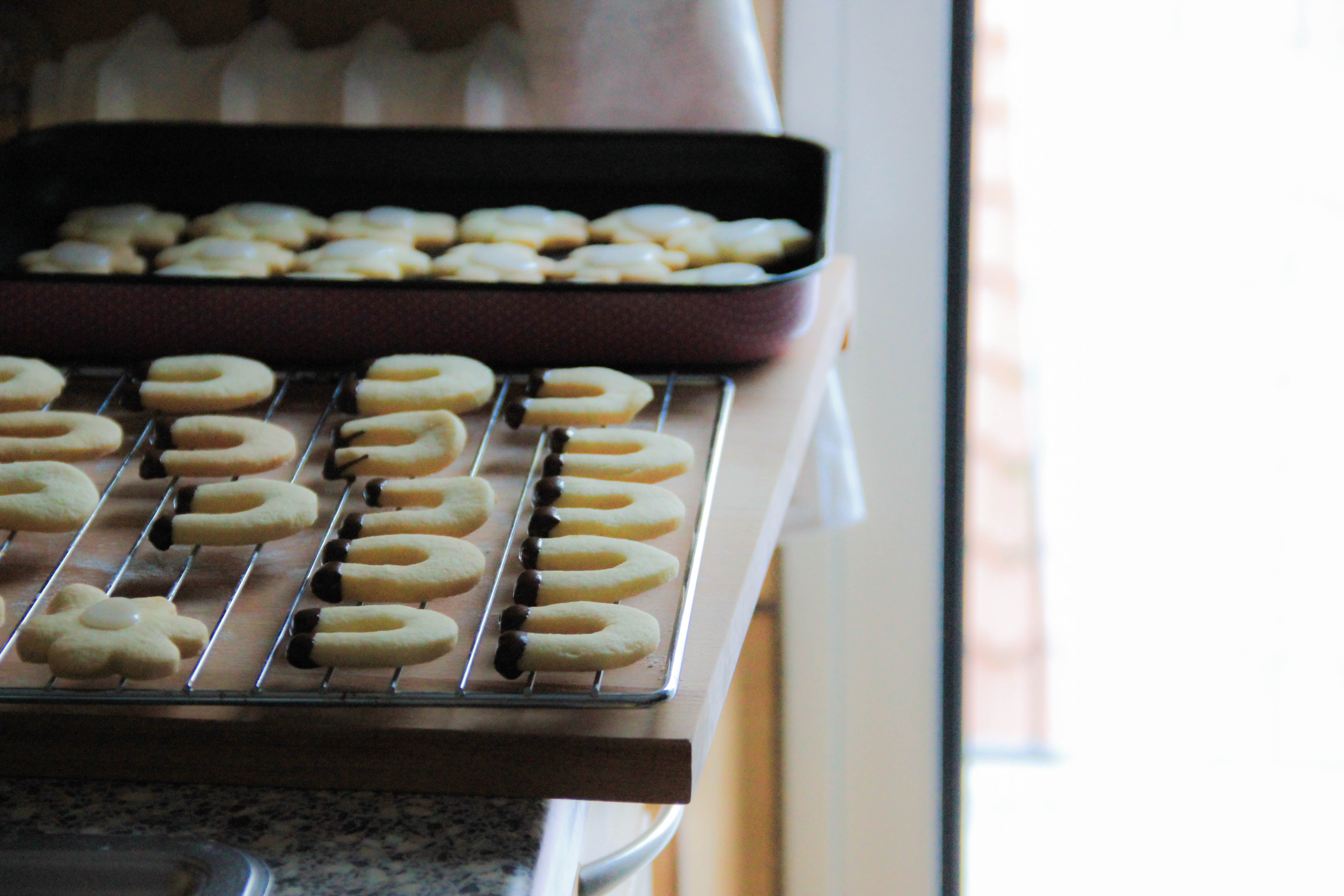 Biscotti al cioccolato e glassa
