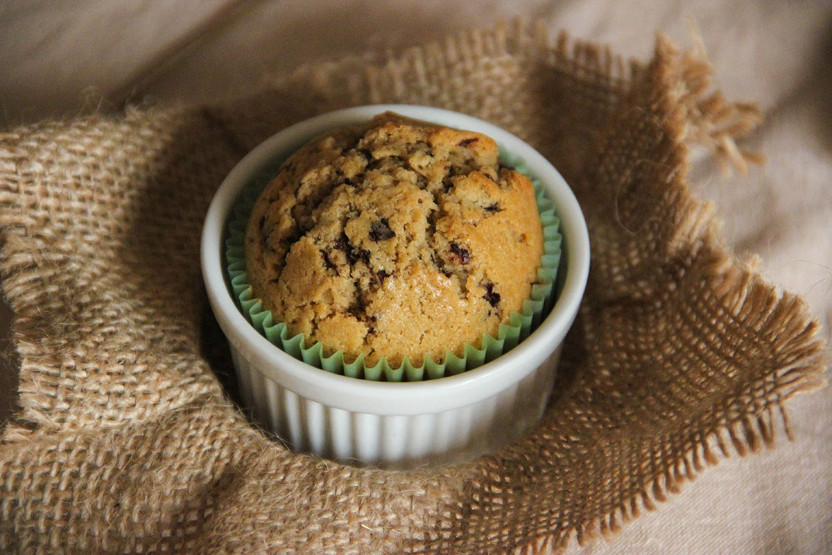 muffin al caffè e cioccolato