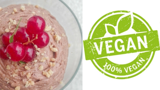 mousse al cioccolato vegan