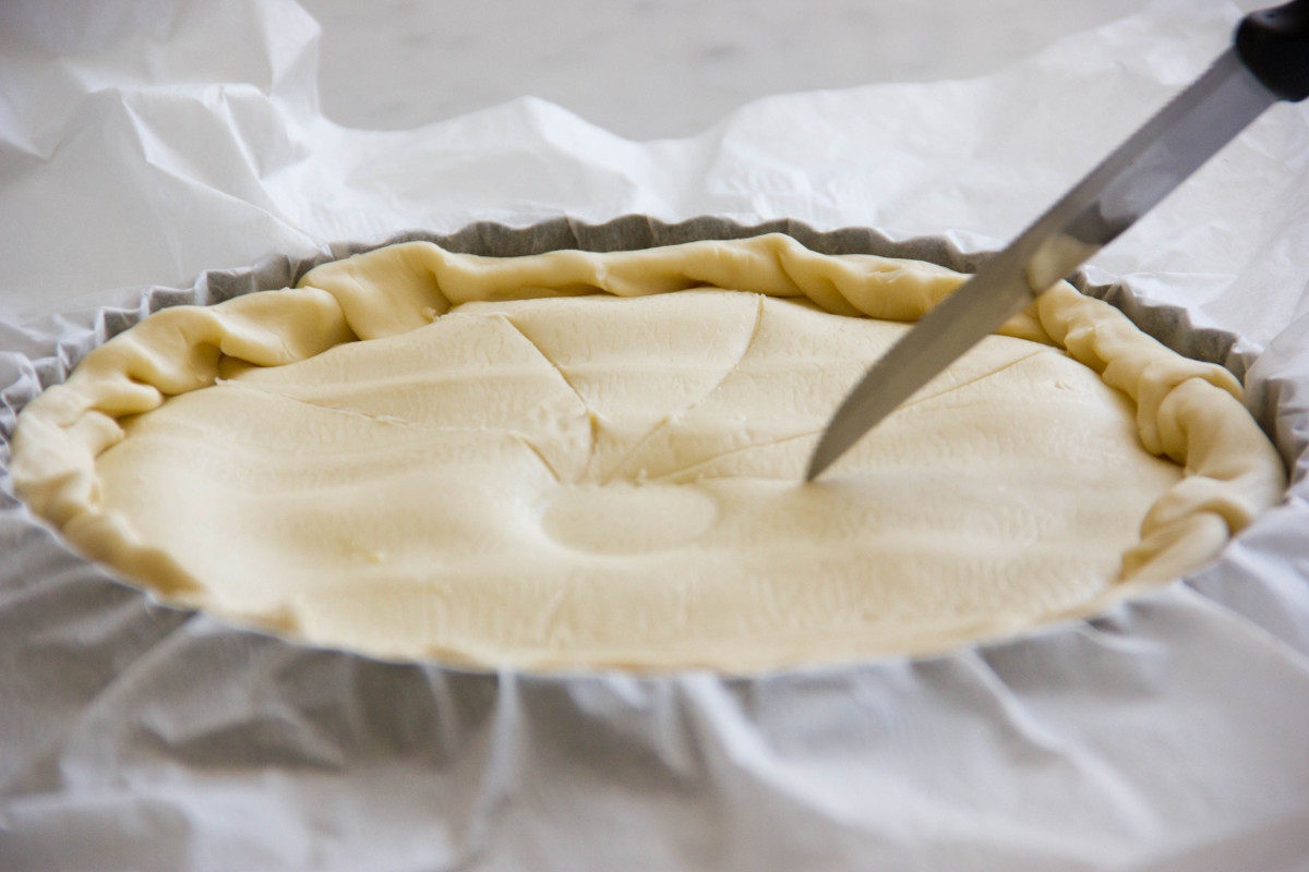 Decorazione della superficie della galette des rois