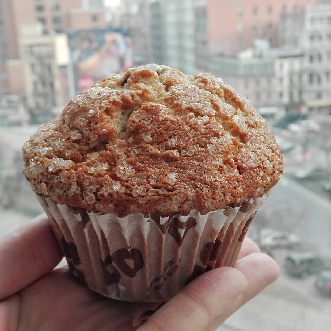 Muffin con gocce di cioccolato