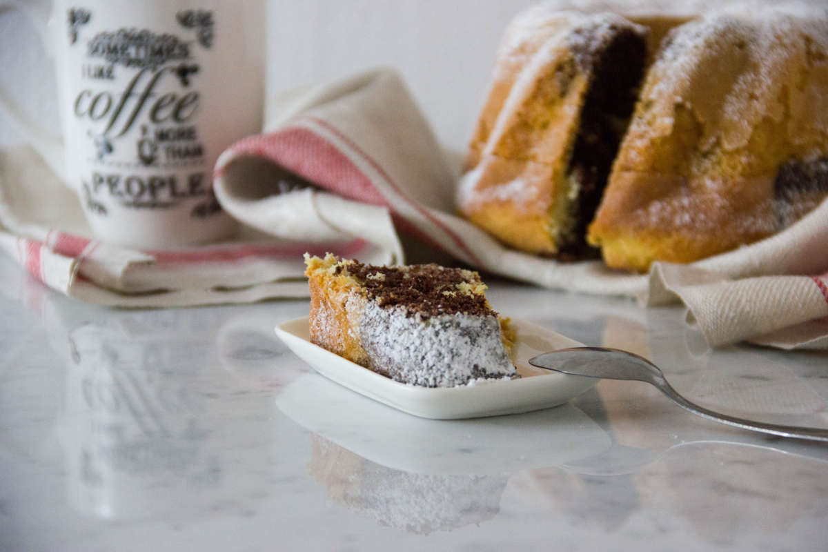 ciambellone marmorizzato