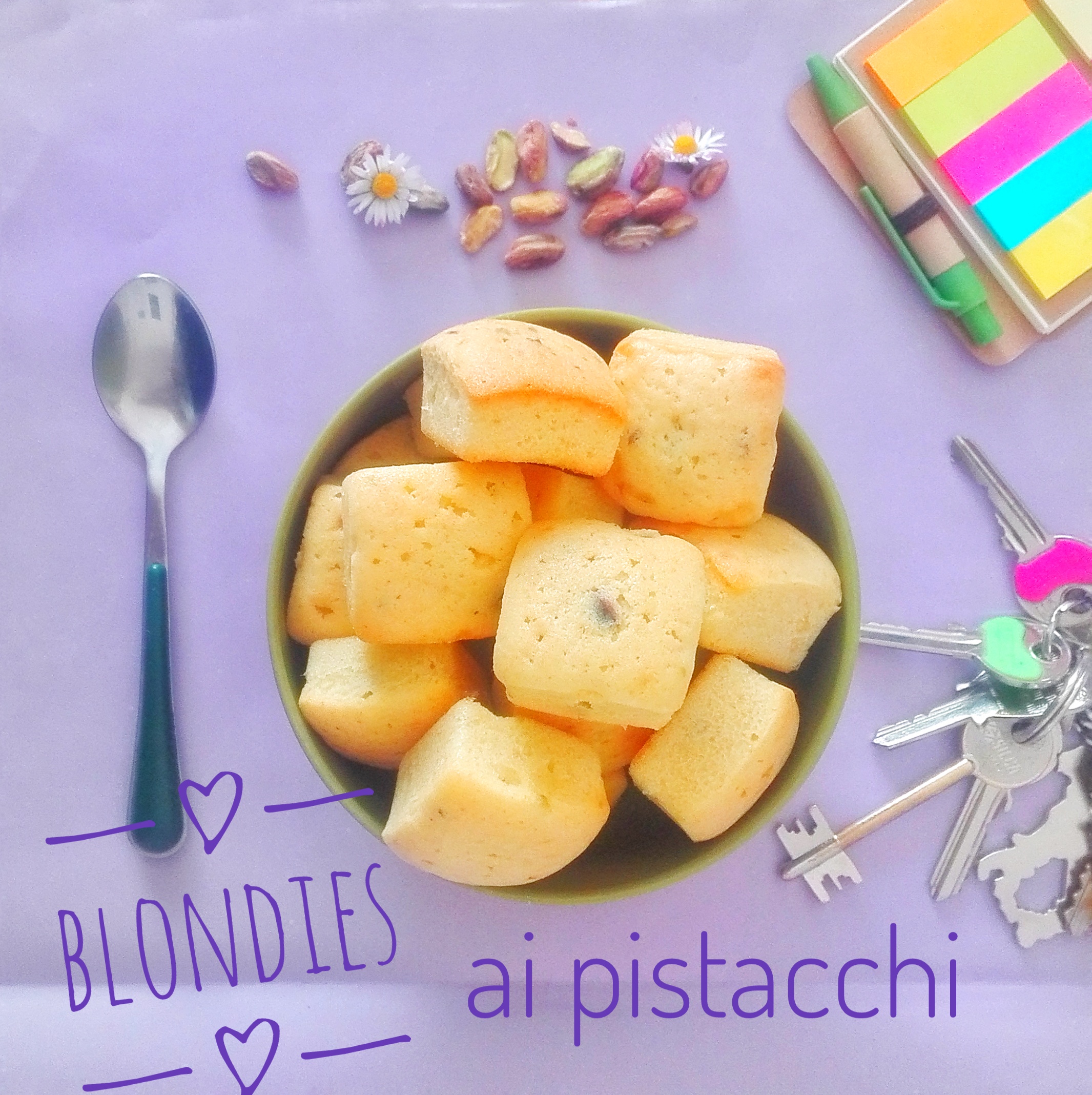 Blondies-pistacchi