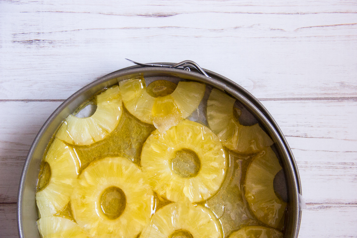 torta all'ananas rovesciata