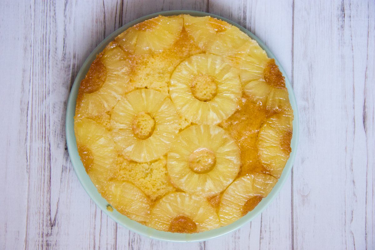 torta all'ananas rovesciata