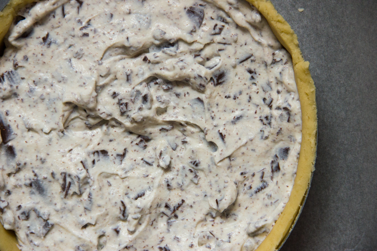 sbrisolona ricotta e gocce di cioccolato