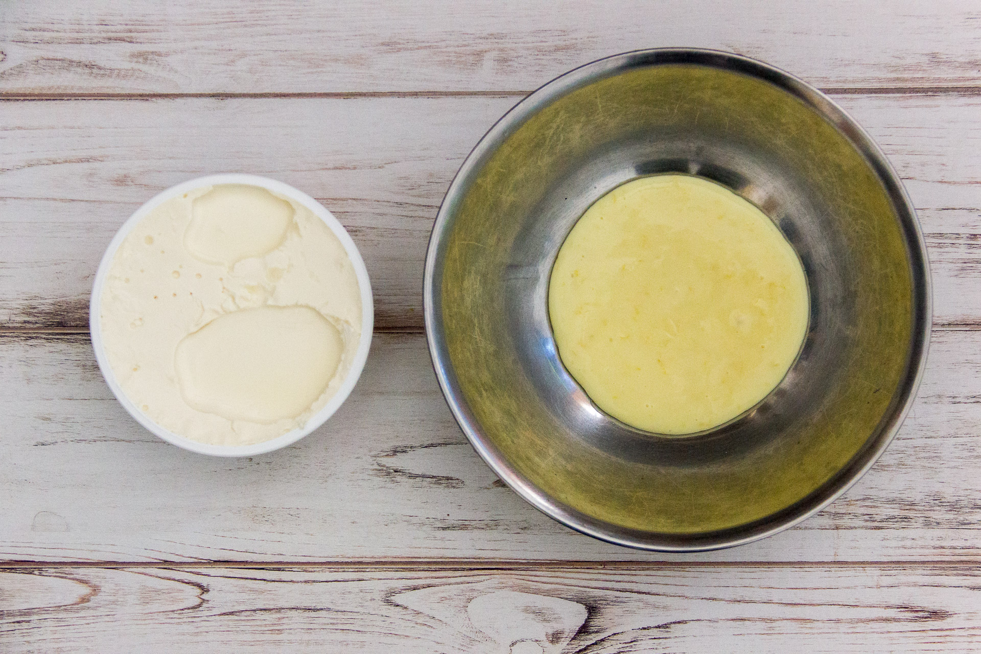 Versiamo il mascarpone nel cremoso