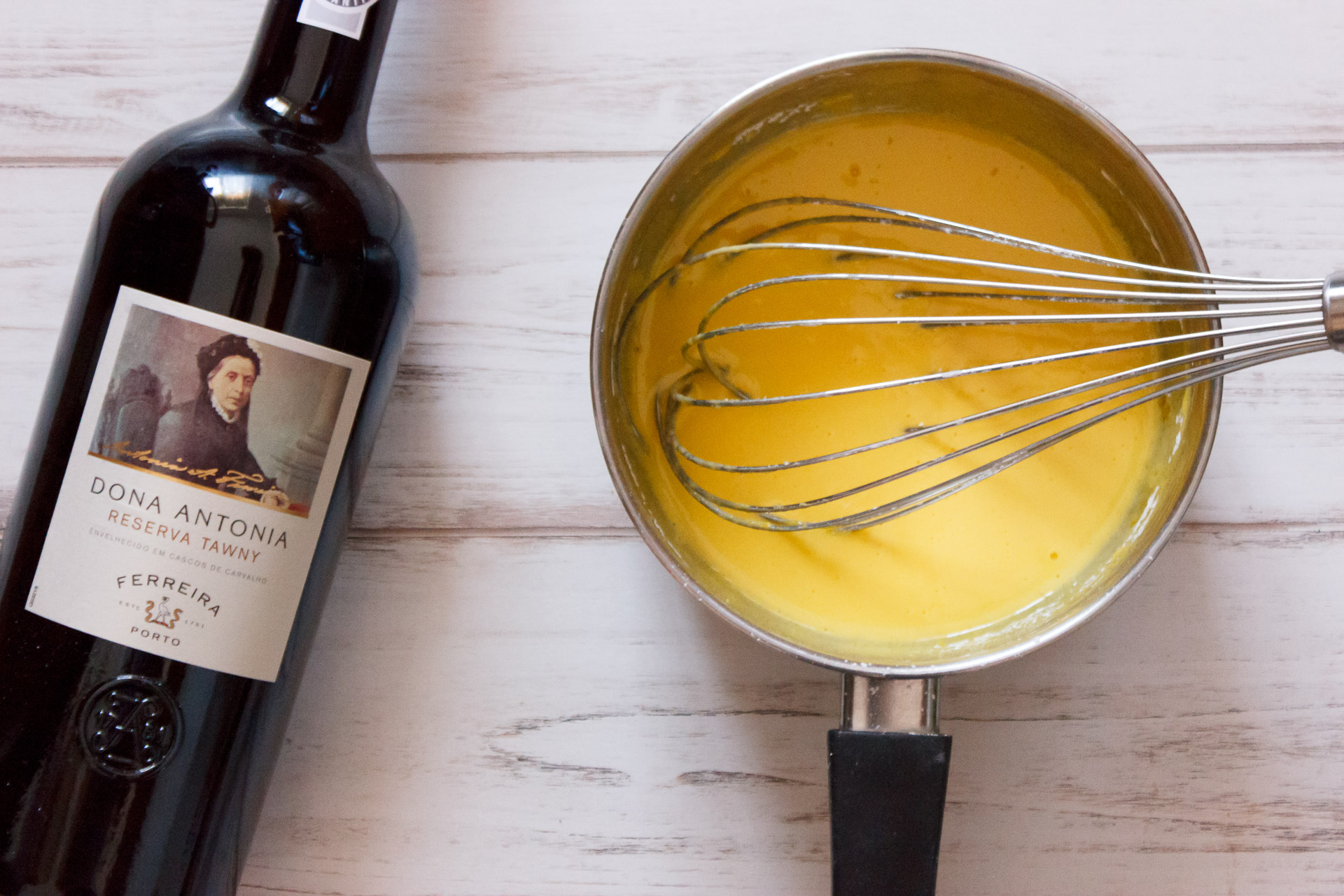 Crema pasticcera al vino liquoroso