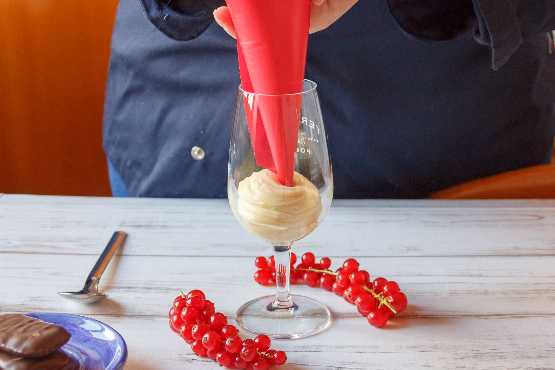 farcitura con crema pasticcera al porto