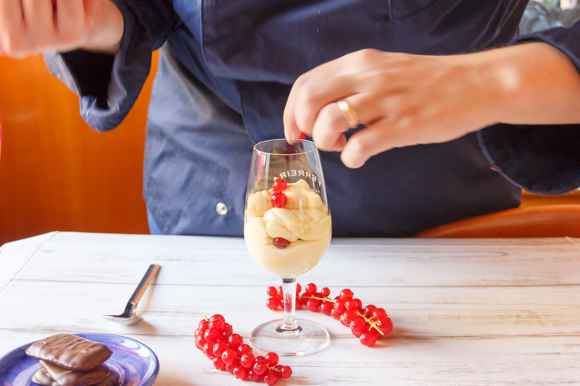 farcitura con crema pasticcera al liquore