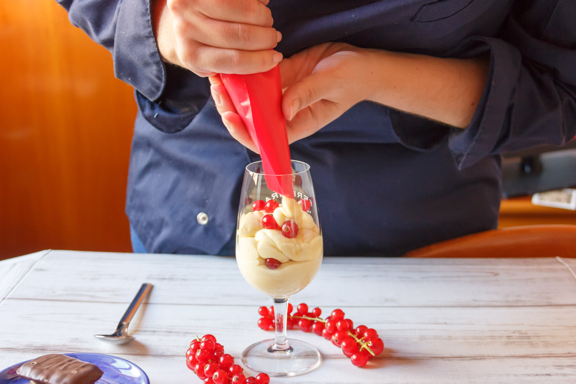 farcitura con crema pasticcera al porto