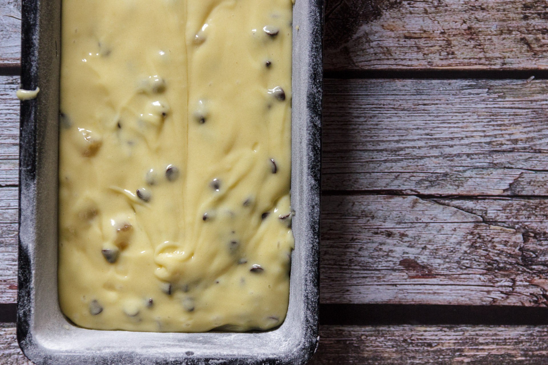 plumcake cioccolato e zenzero da infornare