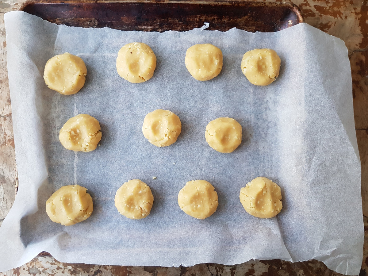 kourabiedes natalizi da infornare