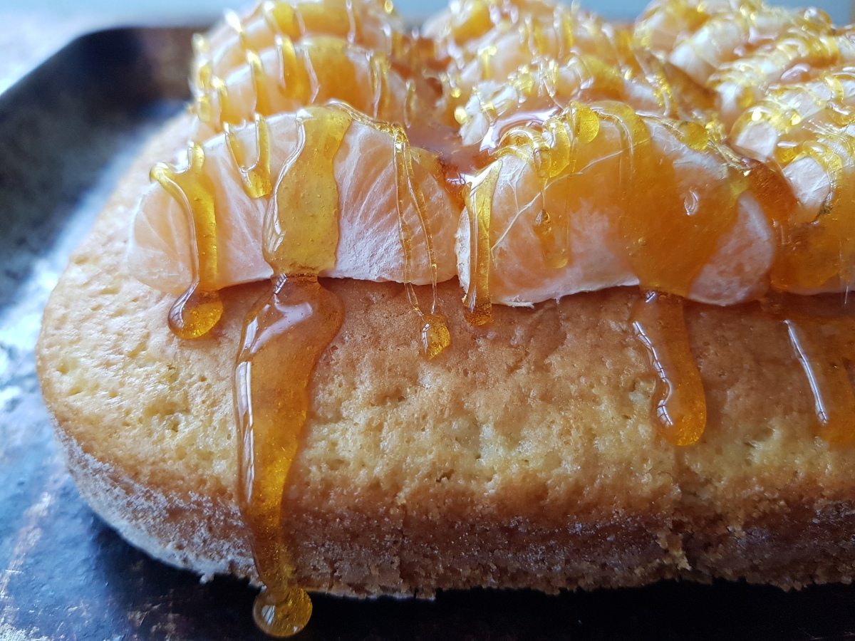 torta morbida ai mandarini e caramello