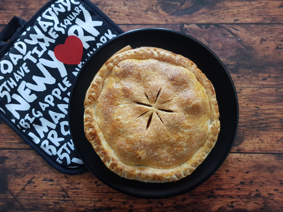 apple pie pronta da mangiare