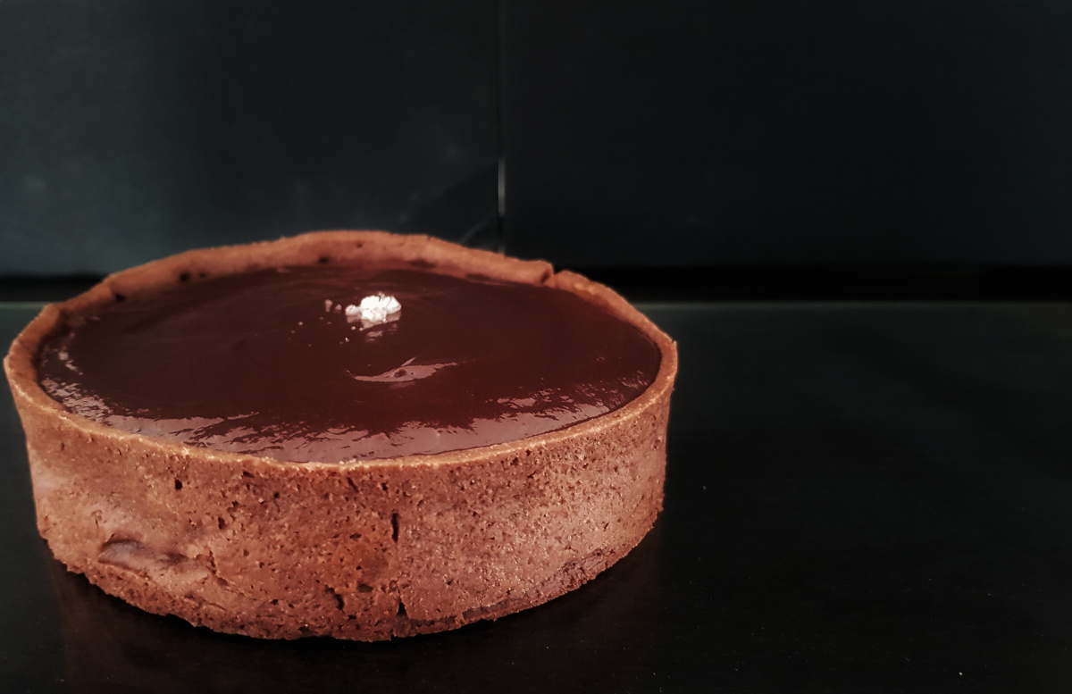 La crostata al cioccolato fondente di Knam