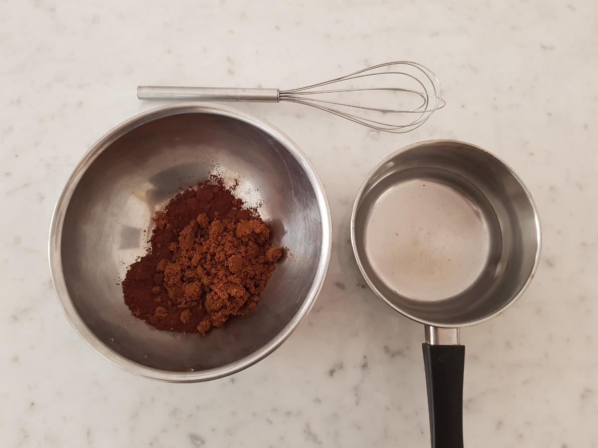 Ingredienti per la Devil's Food Cake