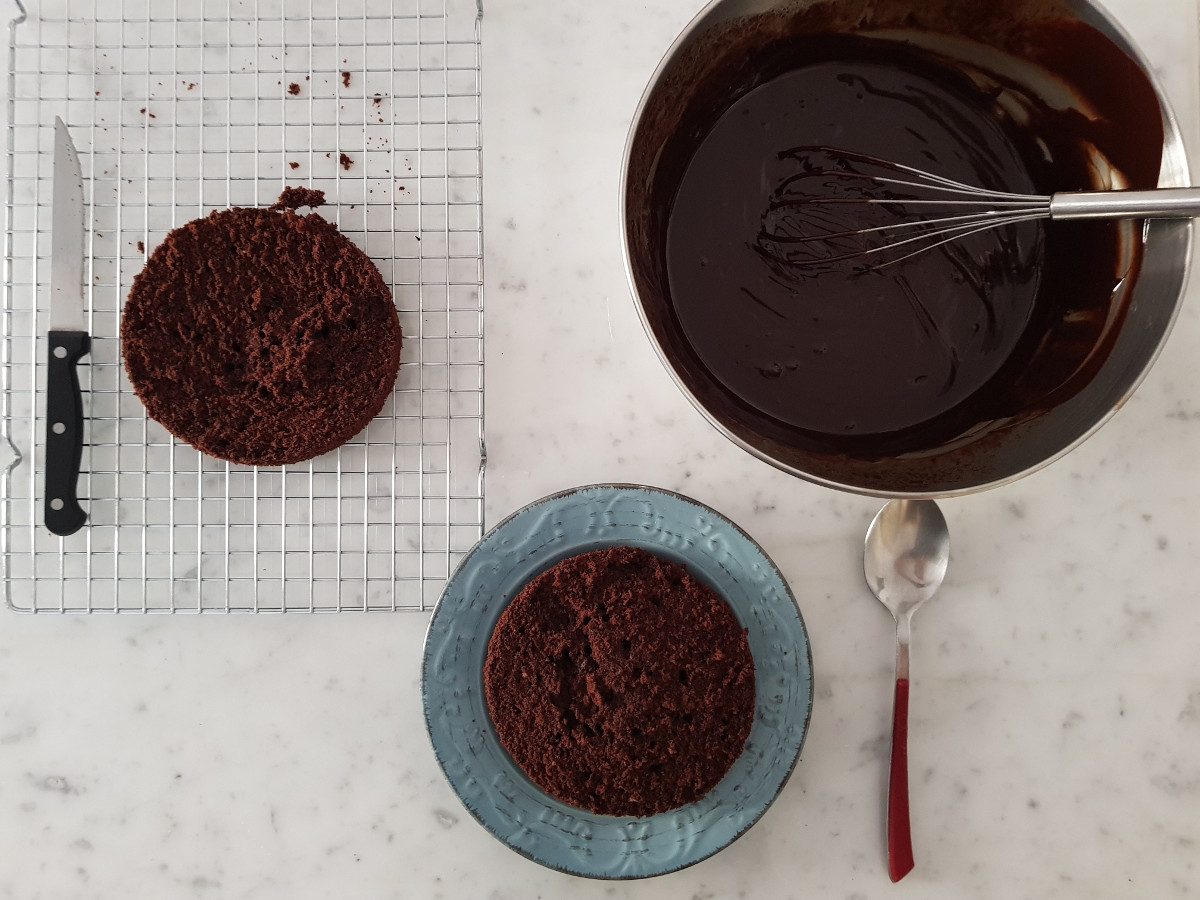 Preparazione della Devil's Food Cake