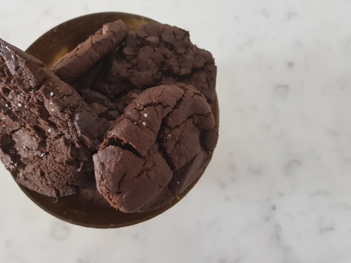 Biscotti al cioccolato e fior di sale