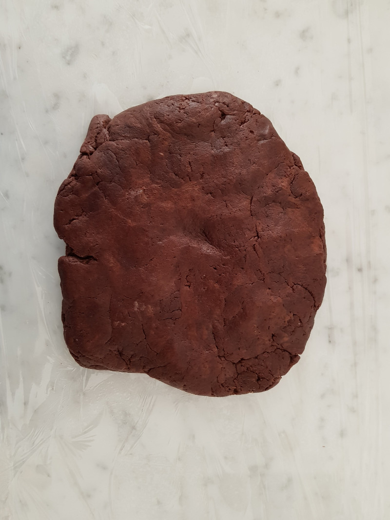 L'impasto di brisèe al cioccolato