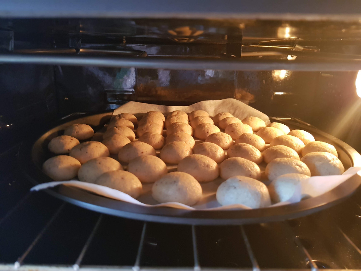 Infornare i biscotti a 160°C